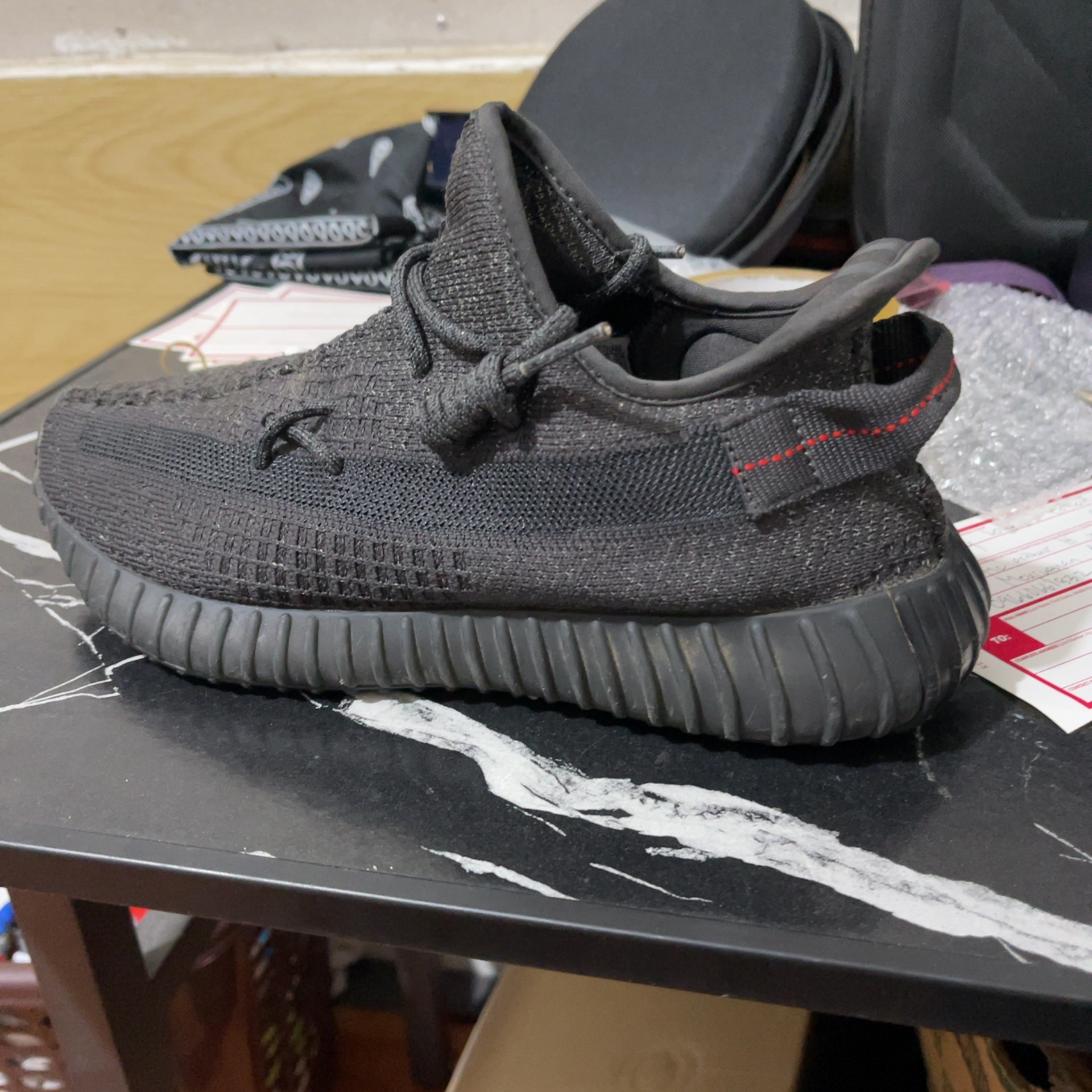 yeezy bred reflective