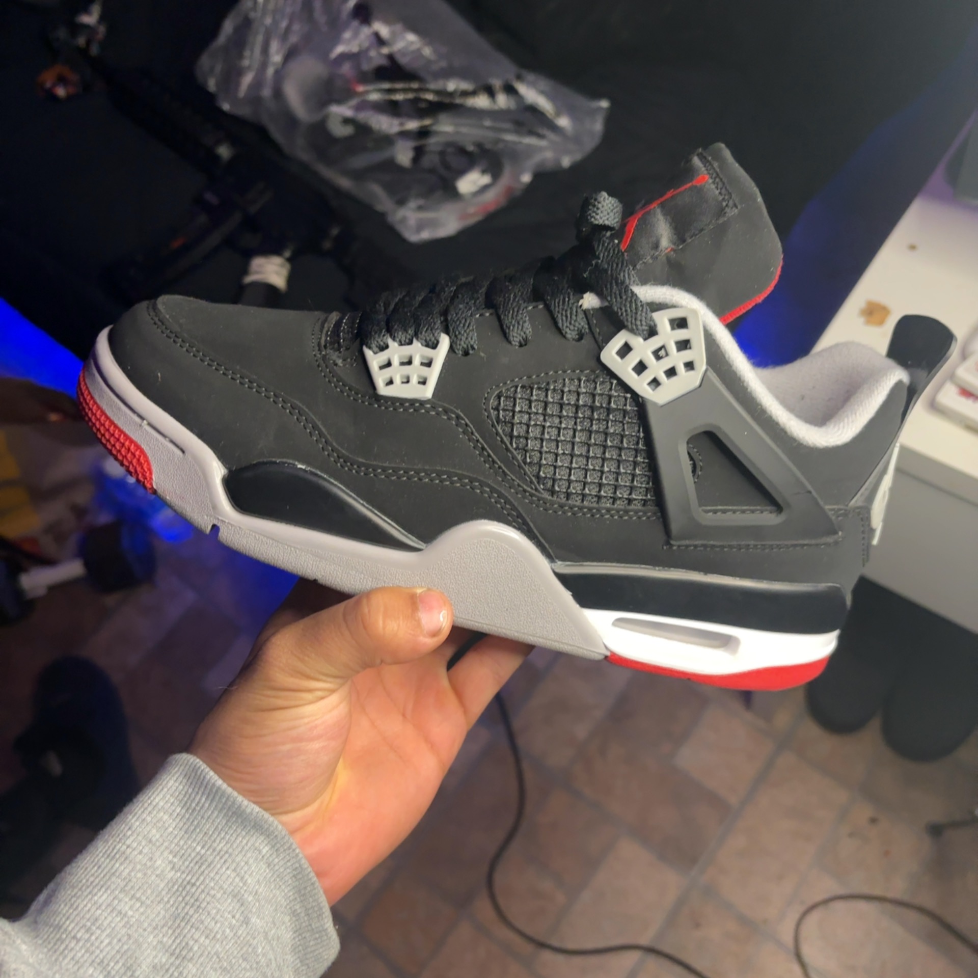 air jordan 4 bred legit check